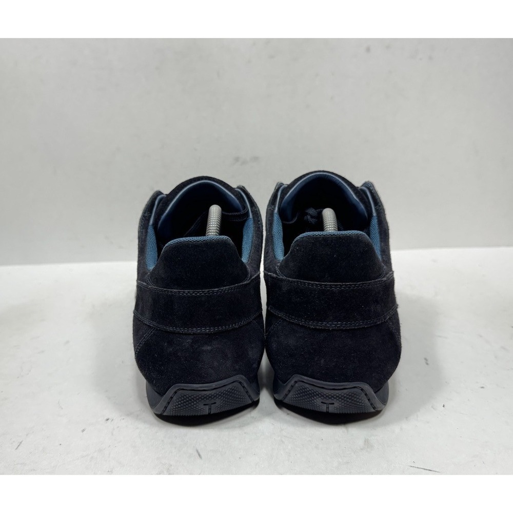 Louis Vuitton Navy Blue Suede Low Top Lace Up Men's Size 10 US / 9 UK Sneakers - Picture 5 of 9